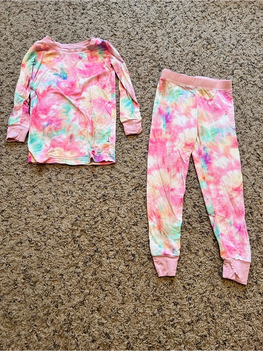 Little Sleepies 18-24 Months Candy Tie Dye Pajamas